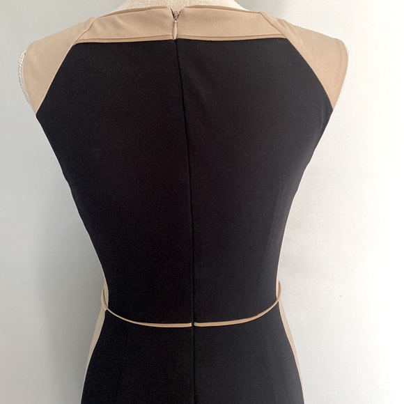 Banana Republic Black and Tan Sleeveless Dress Size 00P - Like new condition - Picture 4 of 4